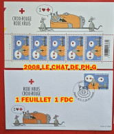 2008 CHAT  5 TPOSTE NATIONALE   1 FDC ATH - 1999-2010