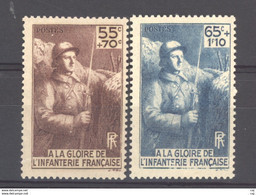 France  :  Yv 386-87  **     ,   N3 - Unused Stamps