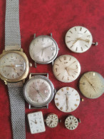 Lot De Montres Et Mouvements - Schmuckuhren