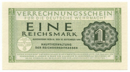 1 REICHSMARK VERRECHNUNGSSCHEIN FUR DEUTSCHE WERMACHT BERLIN 15/09/1944 FDS-/FDS - Geallieerde Bezetting Tweede Wereldoorlog