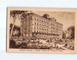 VICHY : Queen's Hôtel, Façade Sur Le Parc Et L'Allier - état - Vichy