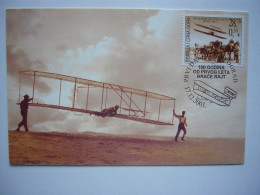 Avion / Airplane / WRIGHT Brothers' / Serbia Croatia Slovenia Maximum Card - ....-1914: Vorläufer