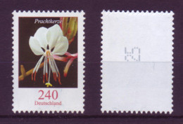 Bund 2969 RM Mit Ungerade Nummer Blumen Prachtkerze 240 Cent Postfrisch - Francobolli In Bobina
