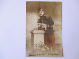 Cpa...Nantes...militaria...souvenir Du 65me D'infanterie... - Nantes