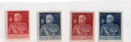 ITALIA - Giubileo Del RE 1925, N°186/87/89/90 Dent 11 E 13,5 Nuovi MNH*  - Nov 2023-08,09 - Mint/hinged