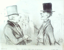 Lithographie Daumier Honoré Signée Paris 31 1839 - Stiche & Gravuren