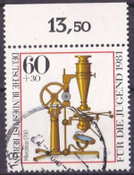 Berlin 1981 Mi. Nr. 643 O/used Oberrand (BER1-1) - Used Stamps