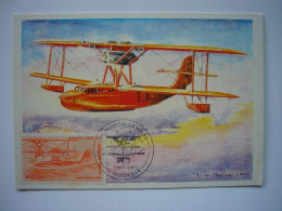 Avion / Airplane / AIR FRANCE / Sealane / Cams 53 / Carte Maximum - 1919-1938: Entre Guerras