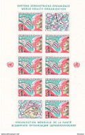 TCHECOSLOVAQUIE 1981 CAMPAGNE ANTI TABAC  FEUILLE DE 8 Yvert 2461, Michel 2638 KB NEUF** MNH - Unused Stamps