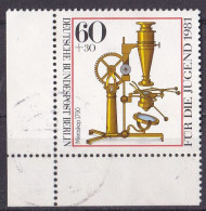 Berlin 1981 Mi. Nr. 643 O/used Eckrand (BER1-1) - Oblitérés