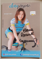 Autographe Elena Pirrone Astana - Cycling