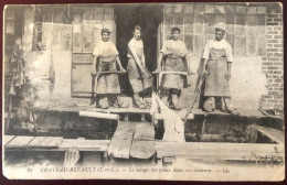 France, CPA (écrite) - CHATEAU-RENAULT - Le Lavage Des Peaux Dans Une Tannerie - (B1481) - Sonstige & Ohne Zuordnung