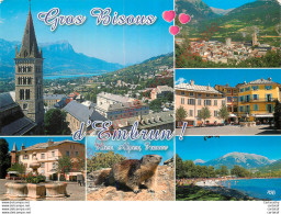 05.  Gros Bisous D'EMBRUN .  CP Multivues . - Embrun