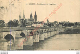 03.  MOULINS .   Pont Régemorte Et Vue Générale . - Moulins