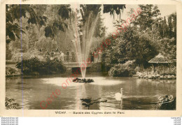 03.  VICHY .  Bassin Des Cygnes Dans Le Parc . - Vichy