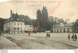 21.  CHATILLON Sur SEINE .  La Mairie . La Sous-Préfecture . La POste . - Chatillon Sur Seine