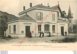 34.  LAMALOU LES BAINS .  Hôtel Des Postes .  CPA Animée .  - Lamalou Les Bains