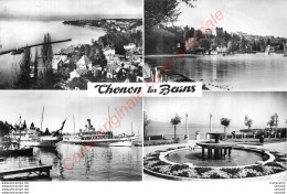 74.  THONON LES BAINS .  CP Multivues . - Thonon-les-Bains