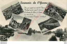 89.  Souvenir De L'YONNE .  CP  Multivues . - Other & Unclassified