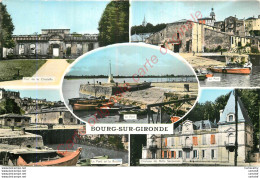 33.  BOURG SUR GIRONDE .  CP Multivues . - Sonstige & Ohne Zuordnung