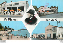 85. SAINT VINCENT SUR JARD .  Resaturant Hotel  AU BON ACCUEIL ,  DE L'OCEAN, BOCQUIER ... - Autres & Non Classés