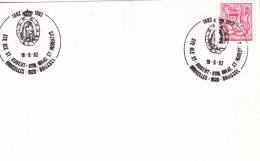 Lettres & Documents  Belgique België Belgium Bruxelles 1982 - Storia Postale