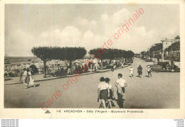 33.  ARCACHON .  Côte D'Argent .  Boulevard Promenade . - Arcachon