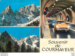 Souvenir De COURMAYEUR . ( Tunnel Du Mont-Blanc ) . - Sonstige & Ohne Zuordnung