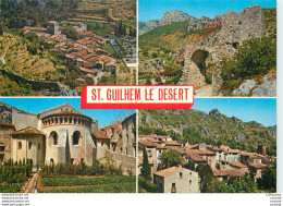 34.  SAINT GUILHEM LE DESERT . CP Multivues . - Autres & Non Classés