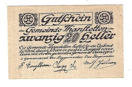 **notgeld   Austria  Thanstetten 20 Heller    1068a - Austria