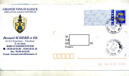 Pap Logo Bleu Cachet Gueberschwihr Illustré Vin Alsace Scherb - PAP: Ristampa/Logo Bleu