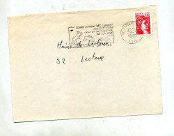 Lettre Flamme Chateau Thierry La Fontaine Lapin - Maschinenstempel (Werbestempel)