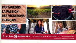 Publicite Foire Aux Vins Leclerc - Advertising