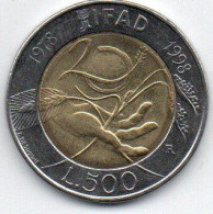 500 Lires 1998 - 500 Liras