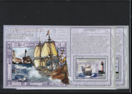 Zaire Michel Cat.No. Mnh/** Sheet Sailing Ships - Nuevos