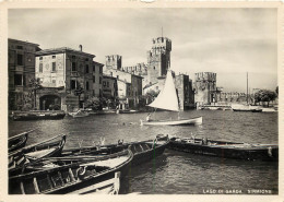 5 Photo Cpsm Grand Format LAGO DI GARDA. Isola Et Pêcheurs - Trento