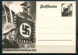 ALLEMAGNE - Entier Postal, Ganzache Michel P252** - Reichsparteitag Nürberg 1934 - Briefkaarten