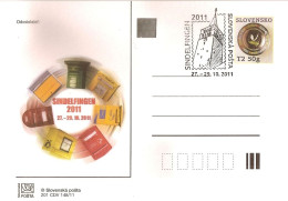 CDV 201 Slovakia - Sindelfingen Stamp Exhibition 2011 Mailbox NOTICE! POOR SCAN, BUT THE CARD IS PERFECT! - Exposiciones Filatélicas