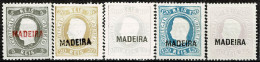 Madeira, 1885, # 5, 7, 11/3, Reprint, MNG - Madeira