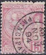 Monaco TUC 1891-94 YT 15 Oblitéré - Gebruikt