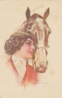 Illustratori  -  Terzi  -  Ragazza Con Cavallo   -  F. Piccolo  -  Viagg  - Bella - Altri & Non Classificati