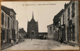 France, CPA - Legé (Loire-inf.) - Rue Et Place De La Chapelle - (B1512) - Autres & Non Classés