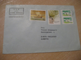 FATIMA 1990 To Ingolstadt Germany Banana Stamp Discover America Explorer Cancel Cover PORTUGAL - Food