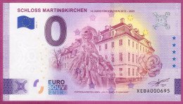 0-Euro XEBA 2023-4 SCHLOSS MARTINSKIRCHEN - 10 JAHRE FÖRDERVEREIN 2013-2023 - Essais Privés / Non-officiels