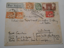 France Poste Aerienne , Lettre De Paris 1934 Pour Salzburg - 1927-1959 Storia Postale