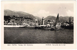 Grèce - Patras - Vue Prise De La Mer - 16 Mai 1955 - Storia Postale