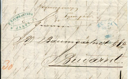 1860 Romania Jassy Russian PO To Bucharest - Other & Unclassified