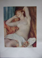 TIRAGE 20ème D' APRES UNE OEUVRE DE AUGUSTE RENOIR FEMME NUE BAIGNEUSE ENDORMIE - Otros & Sin Clasificación