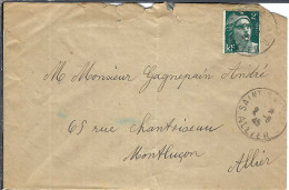 FRANCE Ca.1945: LSC Pour Montluçon (Allier) - Lettres & Documents