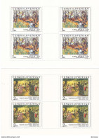 TCHECOSLOVAQUIE 1984  PEINTURES 5 FEUILLES Yvert 2608-2612, Michel 2789-2793 NEUF** MNH Cote Yv 80 Euros - Neufs